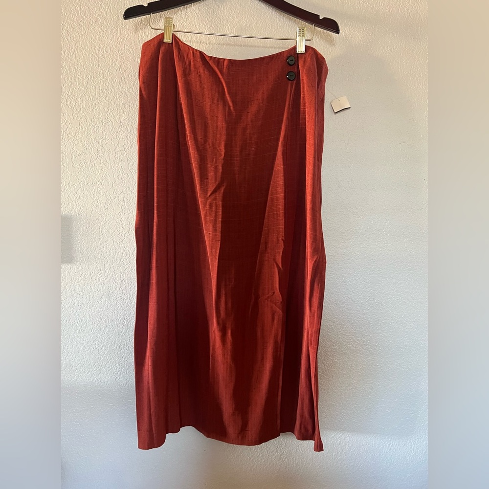 Vintage long skirt with slit